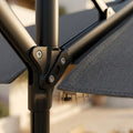 Solarro Double 460 Gris Anthracite · Parasol Double Face Extra-Large