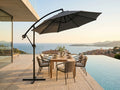Solarro Curve 300 Gris Anthracite · Parasol Déporté 360°