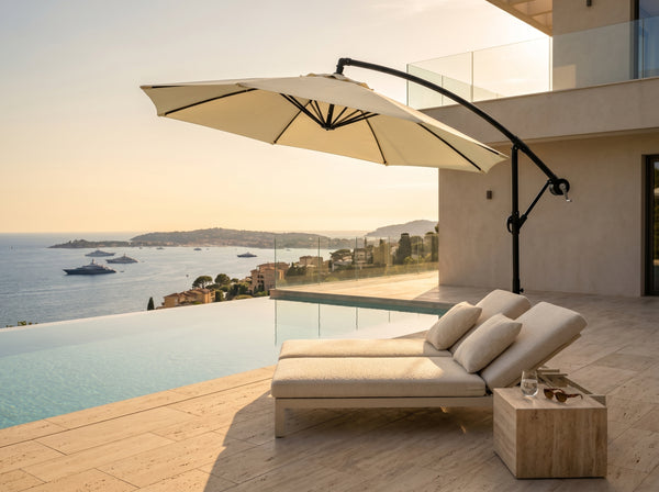 Solarro Square 3×3 · Parasol Déporté Carré